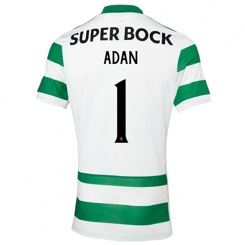 Danxen Criança Camisola Antonio Adan #1 Verde Branco Principal 2025/26 Camisa