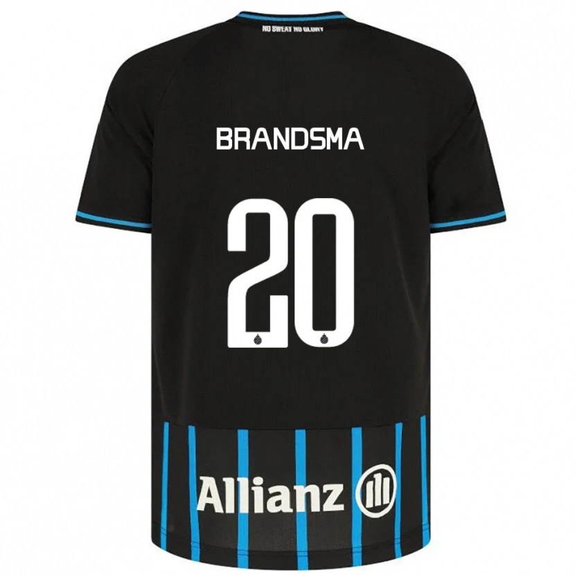 Danxen Criança Camisola Ilke Brandsma #20 Preto Azul Principal 2025/26 Camisa