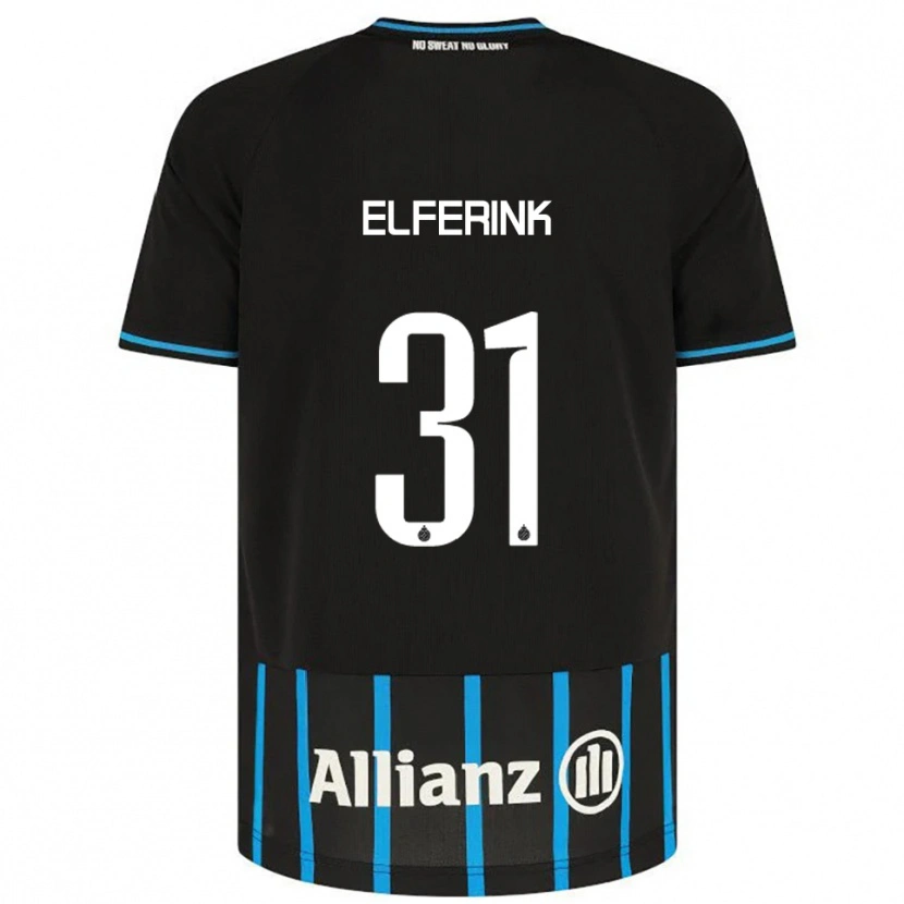 Danxen Criança Camisola Marie Elferink #31 Preto Azul Principal 2025/26 Camisa