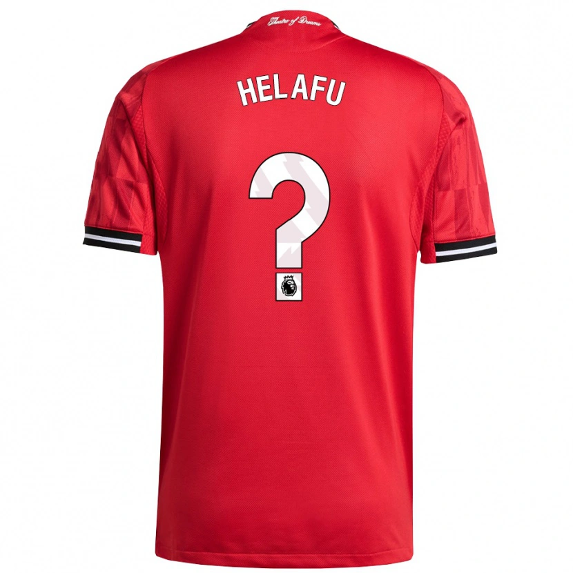 Danxen Criança Camisola Yuel Helafu #0 Vermelho Preto Branco Principal 2025/26 Camisa