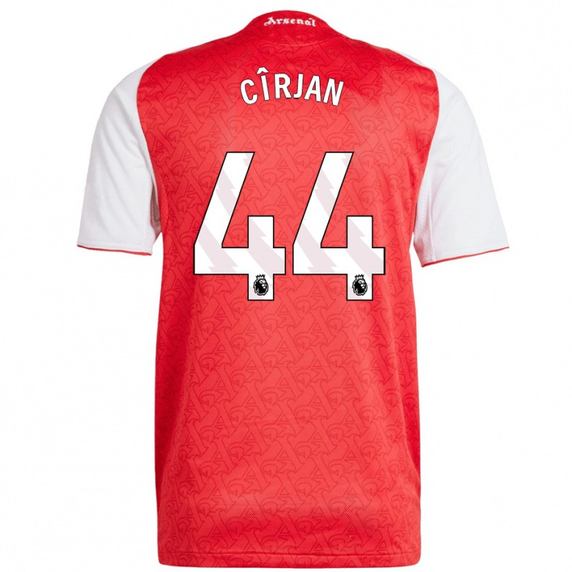 Danxen Criança Camisola Catalin Cîrjan #44 Vermelho Branco Principal 2025/26 Camisa