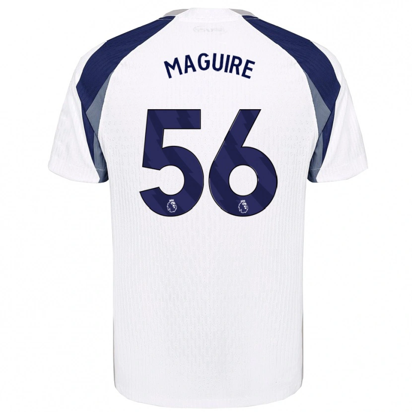 Danxen Criança Camisola Aaron Maguire #56 Branco Marinho Principal 2025/26 Camisa