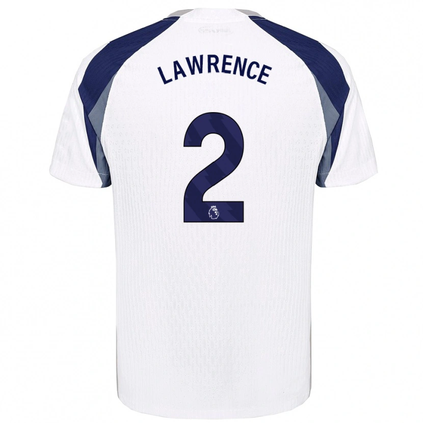 Danxen Criança Camisola Donte Lawrence #2 Branco Marinho Principal 2025/26 Camisa