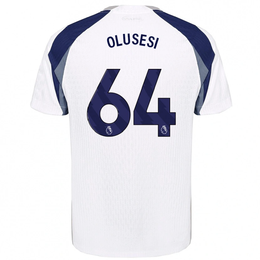 Danxen Criança Camisola Callum Olusesi #64 Branco Marinho Principal 2025/26 Camisa