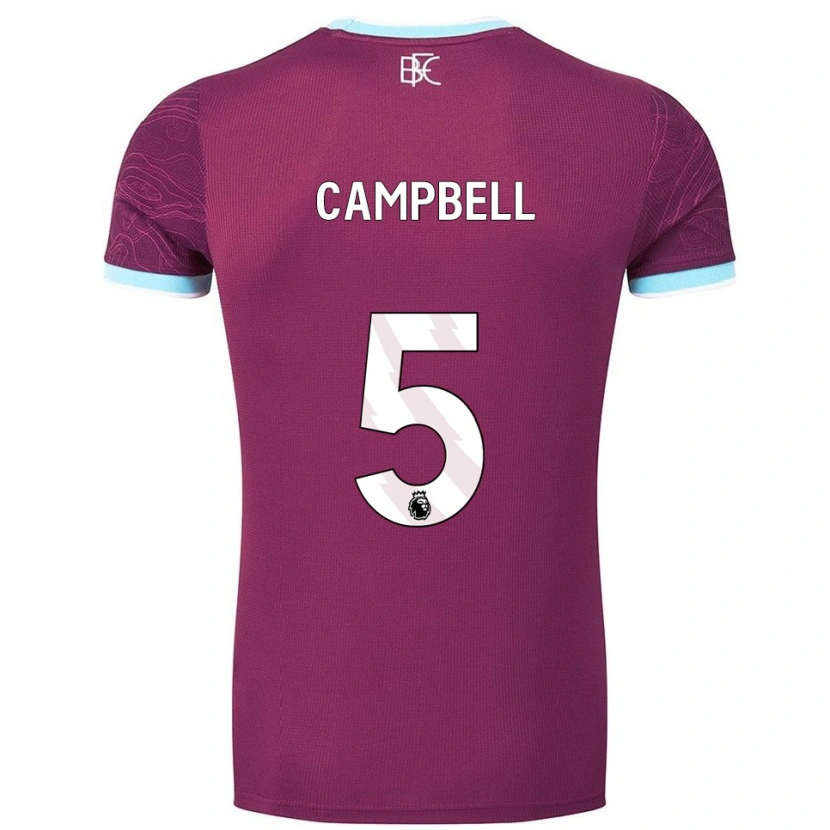 Danxen Criança Camisola Murray Campbell #5 Borgonha Azul Celeste Principal 2025/26 Camisa