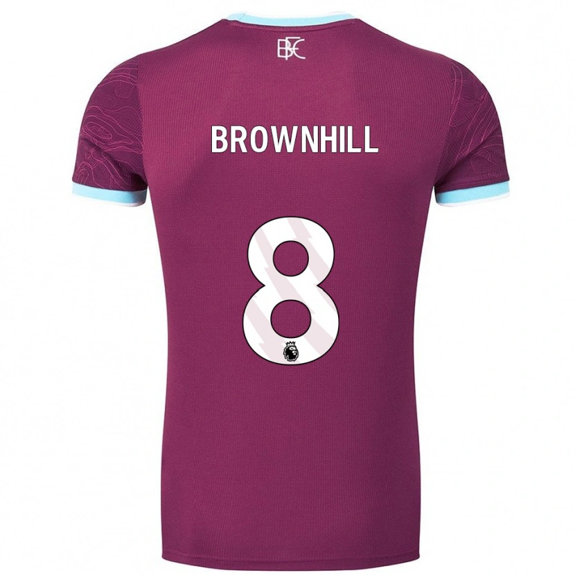 Danxen Criança Camisola Josh Brownhill #8 Borgonha Azul Celeste Principal 2025/26 Camisa