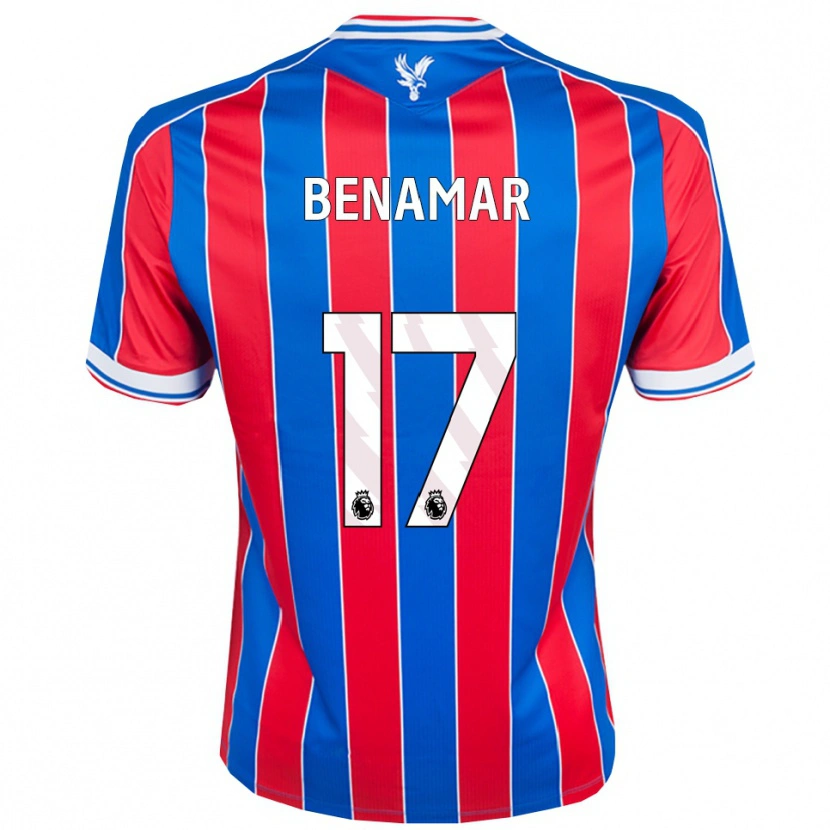 Danxen Criança Camisola Dean Benamar #17 Azul Vermelho Branco Principal 2025/26 Camisa