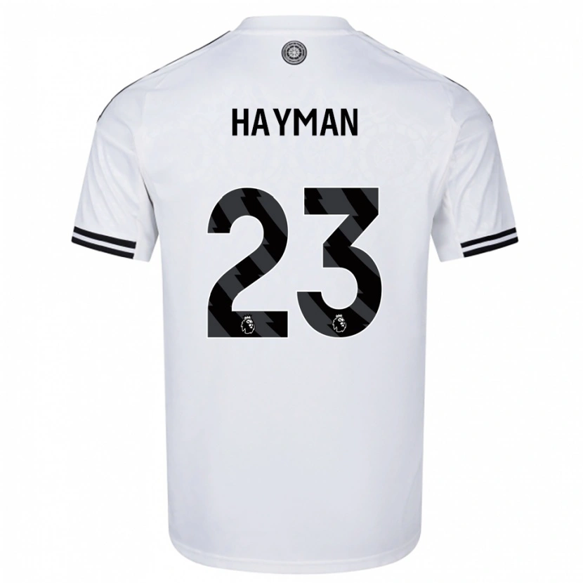 Danxen Criança Camisola Alex Hayman #23 Branco Preto Principal 2025/26 Camisa