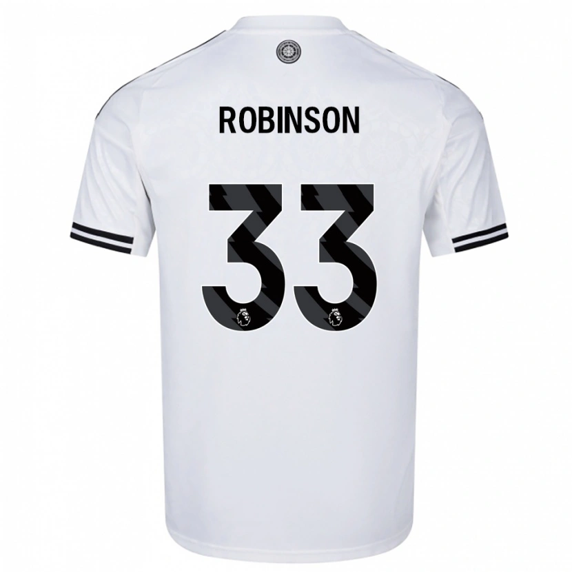 Danxen Criança Camisola Antonee Robinson #33 Branco Preto Principal 2025/26 Camisa