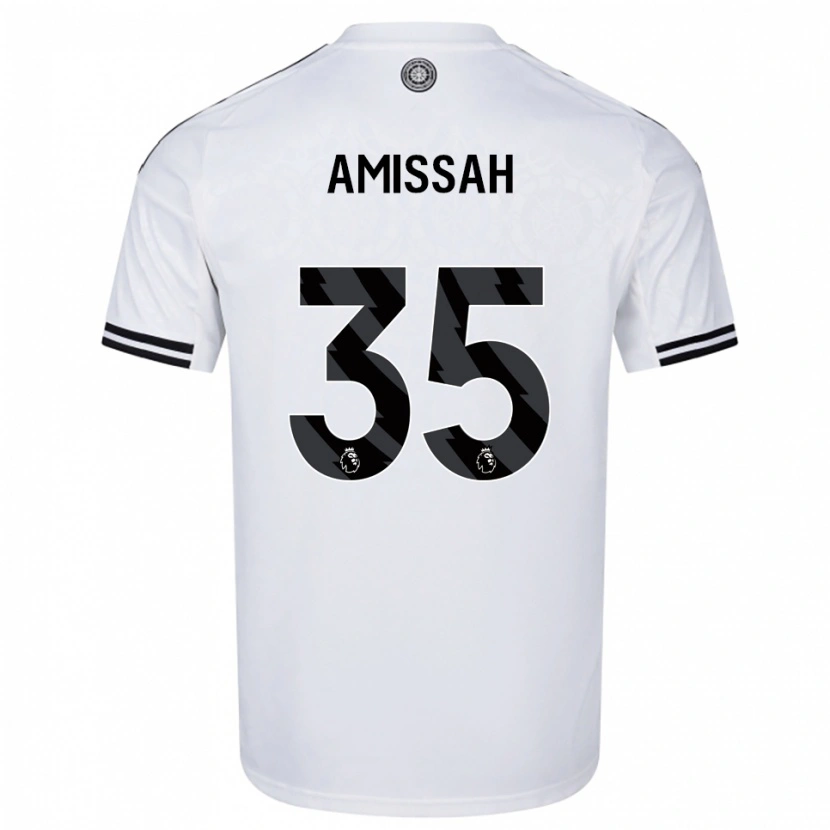 Danxen Criança Camisola Sam Amissah #35 Branco Preto Principal 2025/26 Camisa