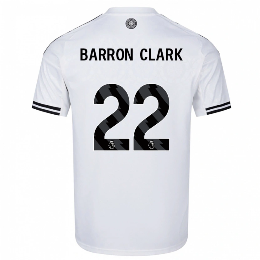 Danxen Criança Camisola Betty Barron-Clark #22 Branco Preto Principal 2025/26 Camisa