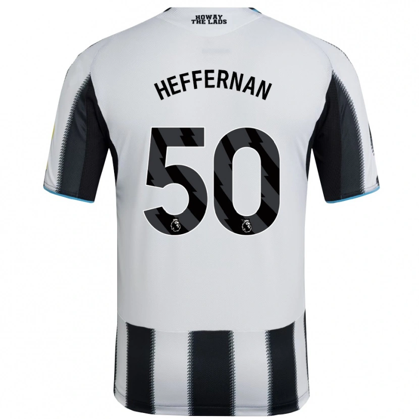 Danxen Criança Camisola Cathal Heffernan #50 Preto Branco Principal 2025/26 Camisa