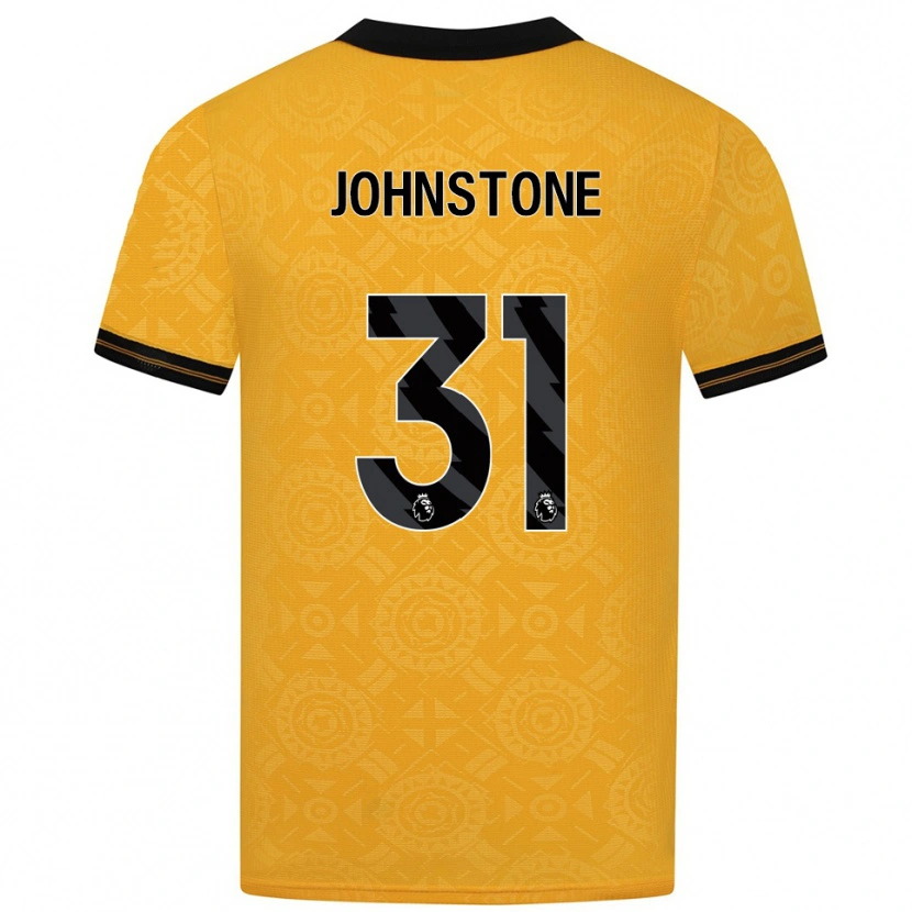 Danxen Criança Camisola Sam Johnstone #31 Amarelo Preto Principal 2025/26 Camisa