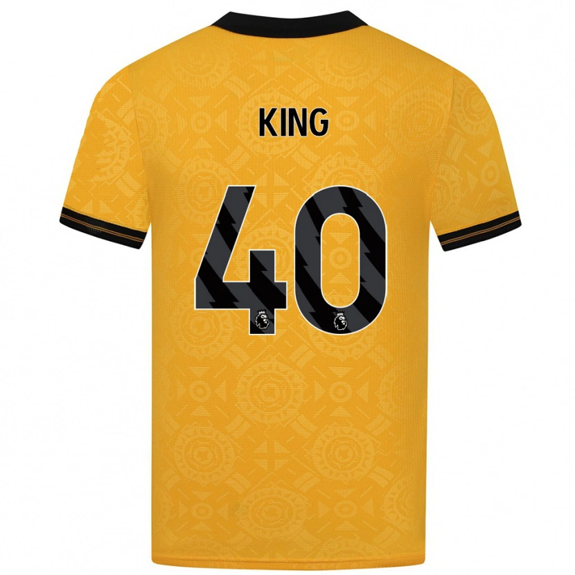 Danxen Criança Camisola Tom King #40 Amarelo Preto Principal 2025/26 Camisa