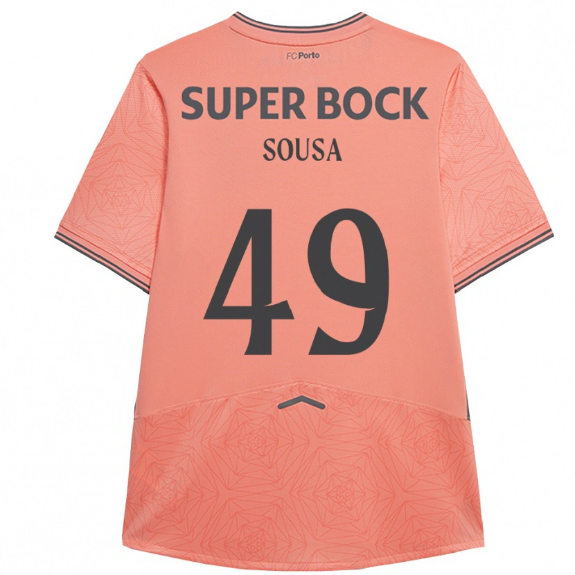 Danxen Criança Camisola Gonçalo Sousa #49 Rosa Marinho Alternativa 2025/26 Camisa