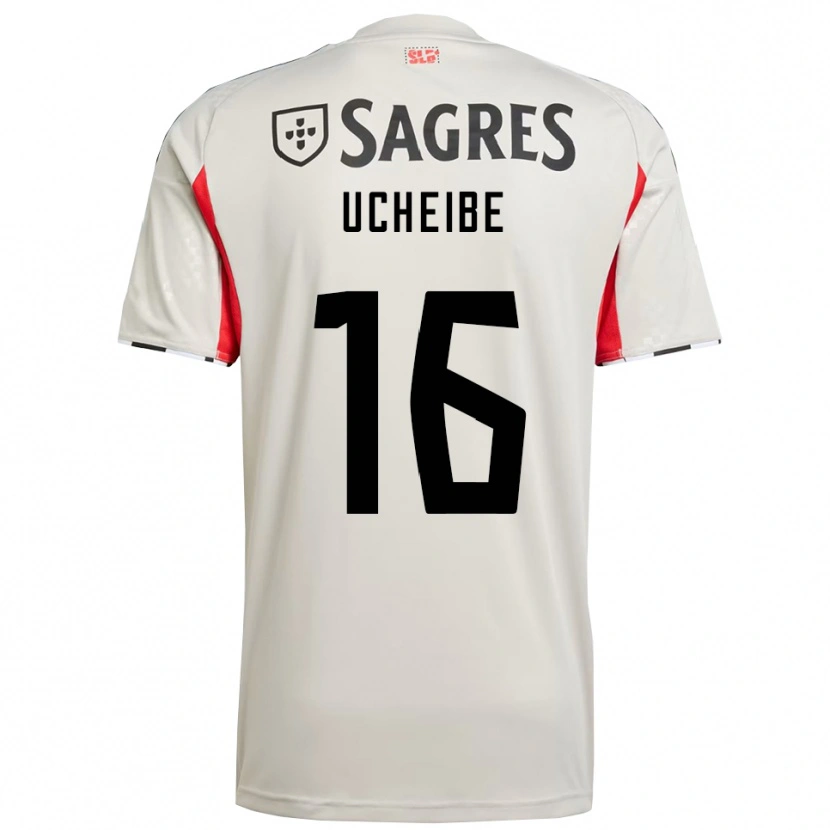 Danxen Criança Camisola Christy Ucheibe #16 Branco Sujo Vermelho Alternativa 2025/26 Camisa