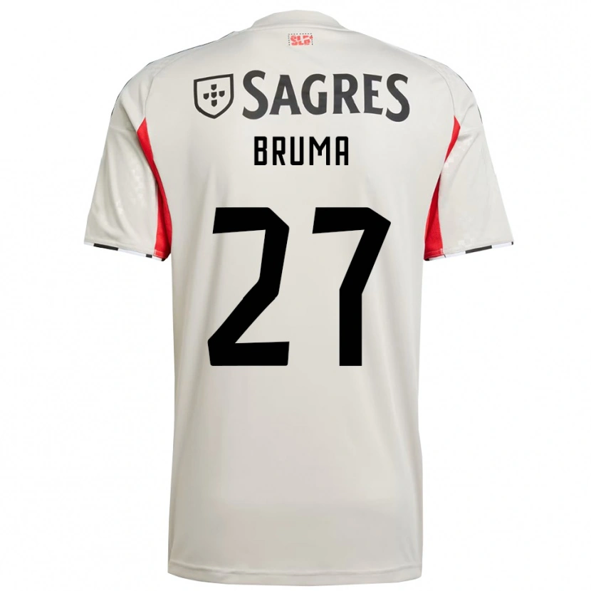 Danxen Criança Camisola Bruma #27 Branco Sujo Vermelho Alternativa 2025/26 Camisa