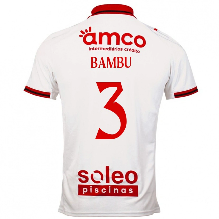 Danxen Criança Camisola Robson Bambu #3 Branco Vermelho Alternativa 2025/26 Camisa
