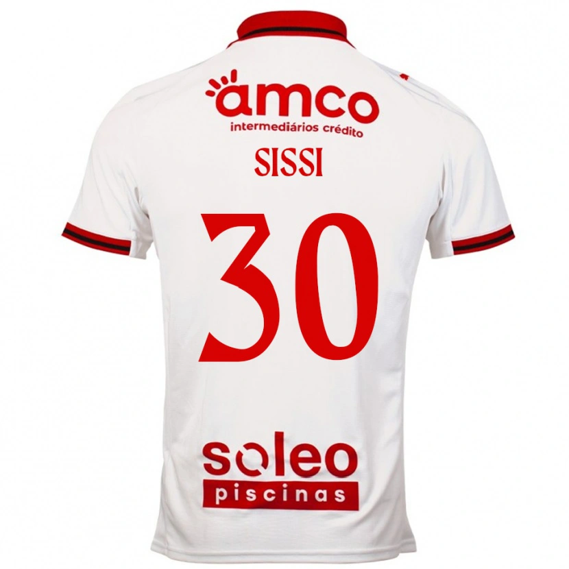 Danxen Criança Camisola Sissi #30 Branco Vermelho Alternativa 2025/26 Camisa