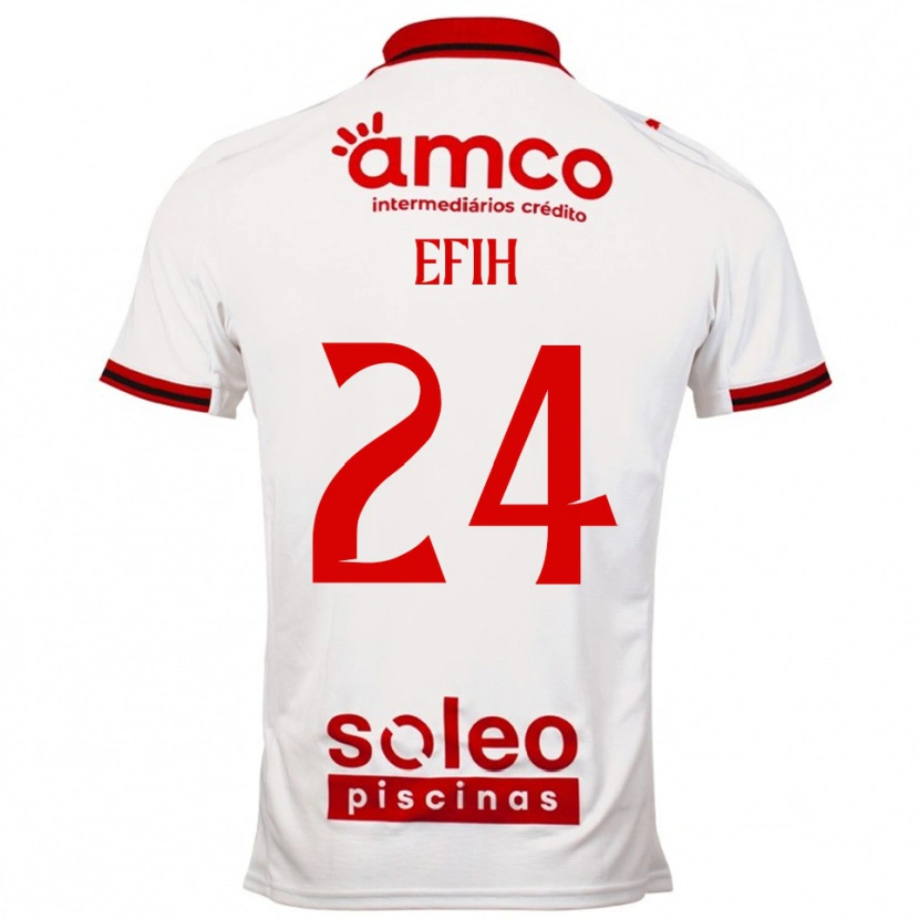 Danxen Criança Camisola Peace Efih #24 Branco Vermelho Alternativa 2025/26 Camisa