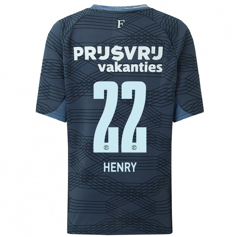 Danxen Criança Camisola Ziva Henry #22 Preto Cinza Alternativa 2025/26 Camisa