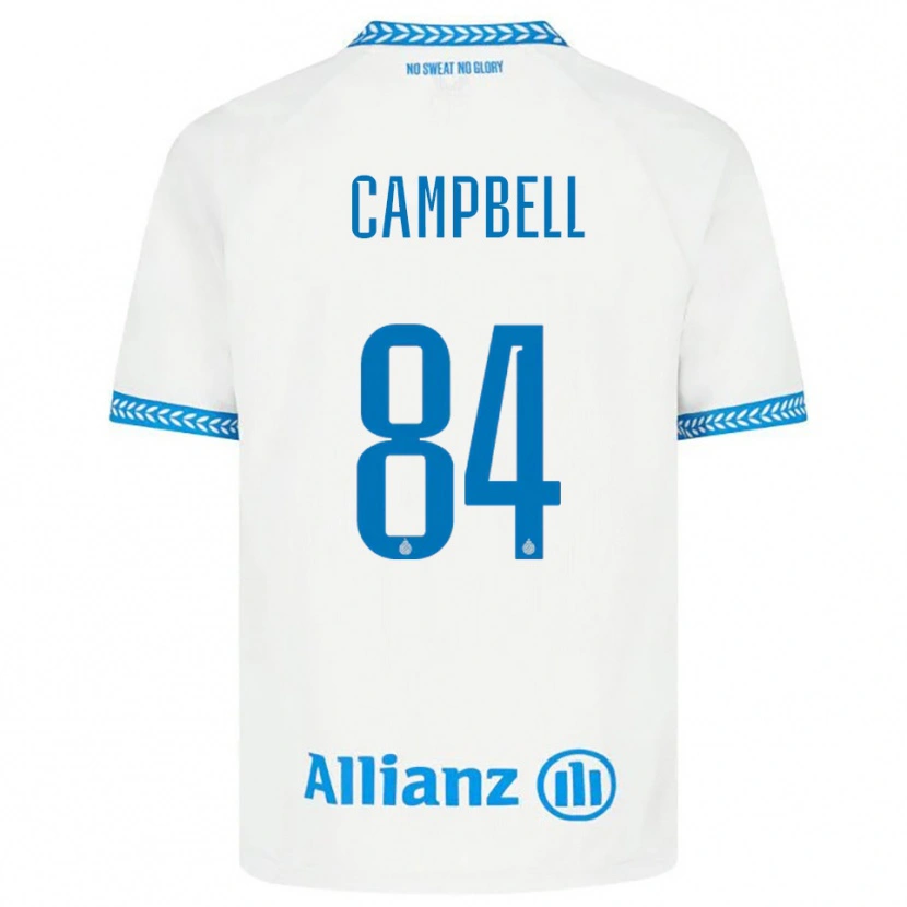 Danxen Criança Camisola Shandre Campbell #84 Azul Branco Alternativa 2025/26 Camisa