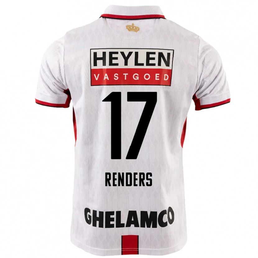 Danxen Criança Camisola Semm Renders #17 Branco Vermelho Alternativa 2025/26 Camisa