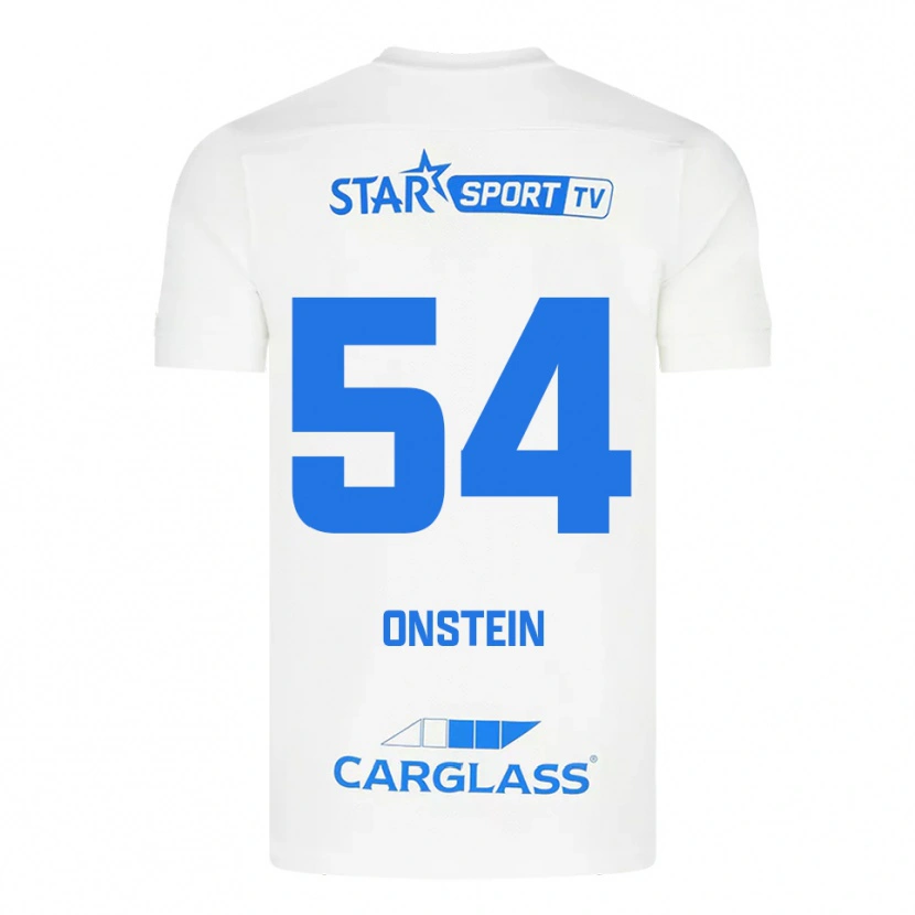 Danxen Criança Camisola Juwensley Onstein #54 Branco Azul Alternativa 2025/26 Camisa