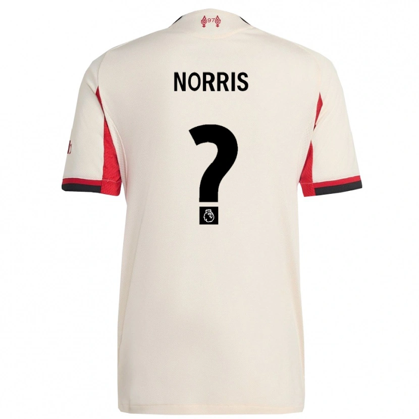 Danxen Criança Camisola James Norris #0 Branco Preto Alternativa 2025/26 Camisa
