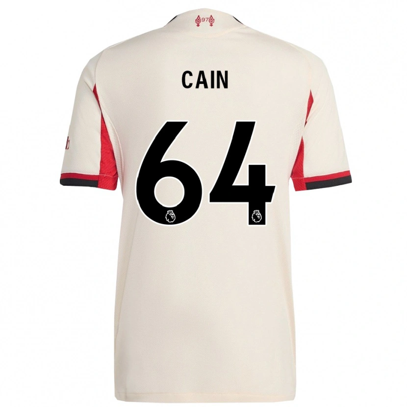 Danxen Criança Camisola Jake Cain #64 Branco Preto Alternativa 2025/26 Camisa