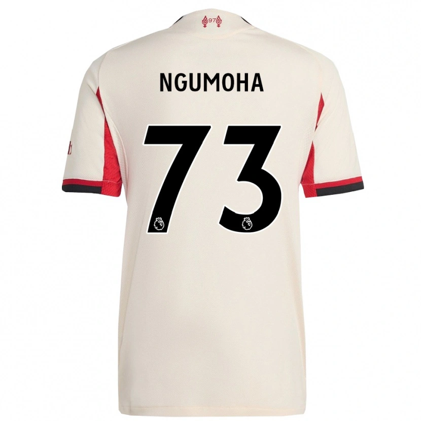 Danxen Criança Camisola Rio Ngumoha #73 Branco Preto Alternativa 2025/26 Camisa