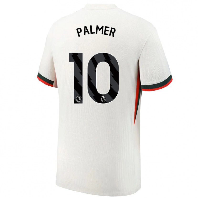 Danxen Criança Camisola Cole Palmer #10 Branco Verde Alternativa 2025/26 Camisa