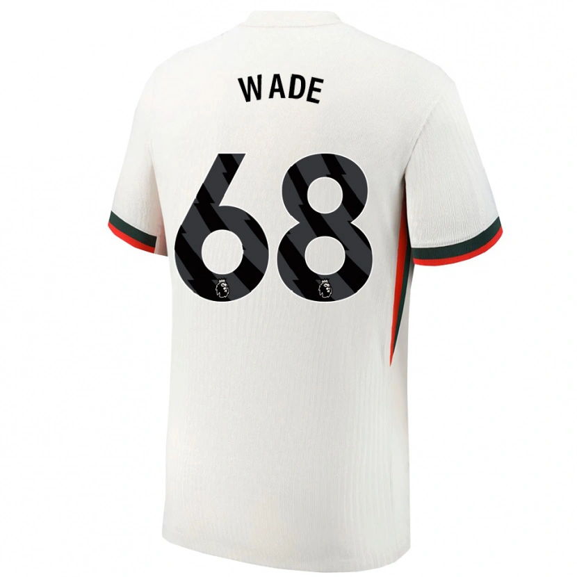 Danxen Criança Camisola Shaun Wade #68 Branco Verde Alternativa 2025/26 Camisa