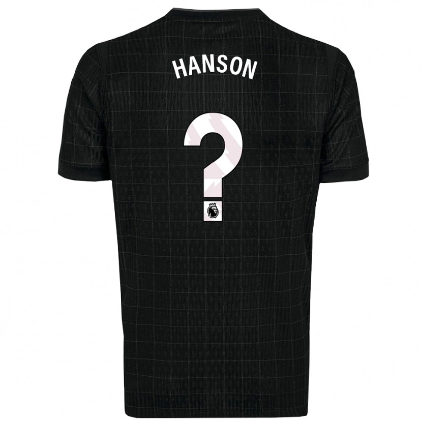Danxen Criança Camisola Cayon Hanson #0 Preto Cinza Alternativa 2025/26 Camisa
