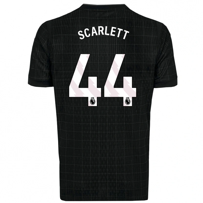 Danxen Criança Camisola Dane Scarlett #44 Preto Cinza Alternativa 2025/26 Camisa
