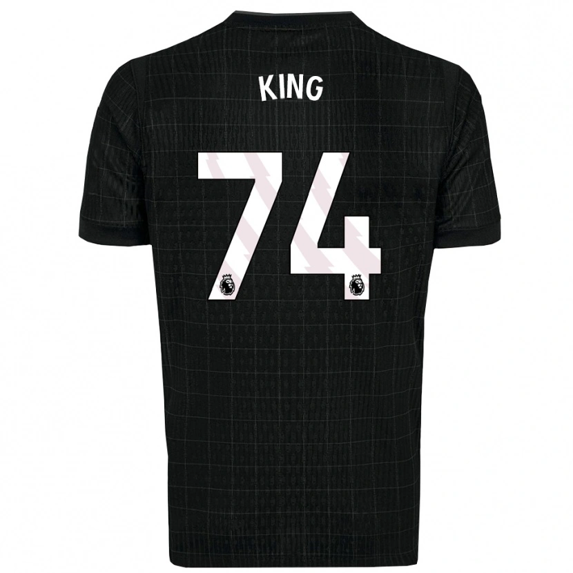 Danxen Criança Camisola Maeson King #74 Preto Cinza Alternativa 2025/26 Camisa