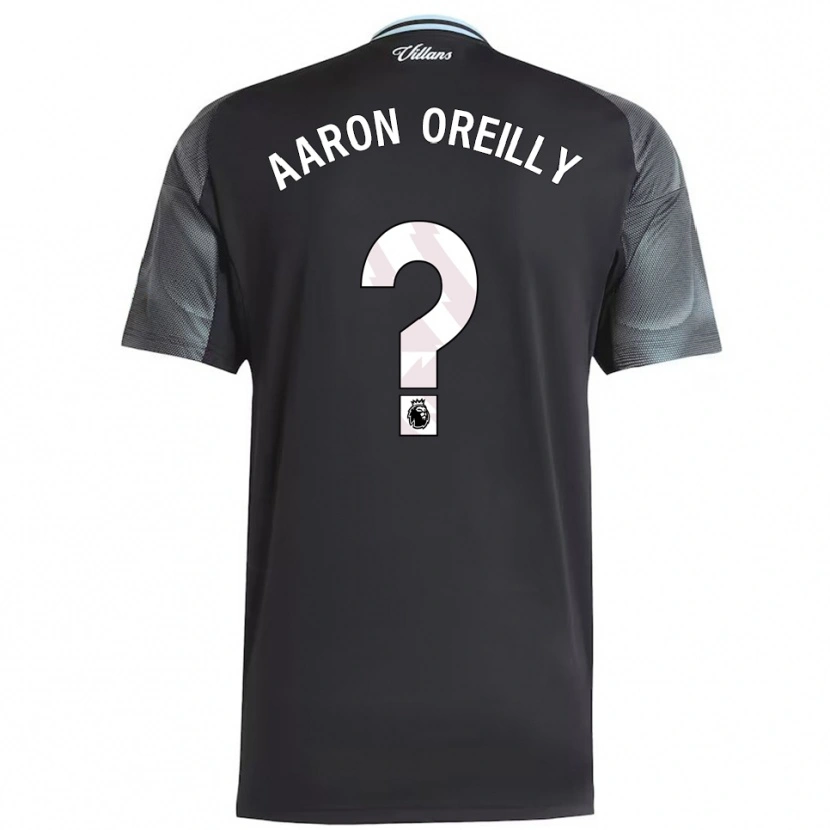 Danxen Criança Camisola Aaron Oreilly #0 Preto Azul Celeste Alternativa 2025/26 Camisa