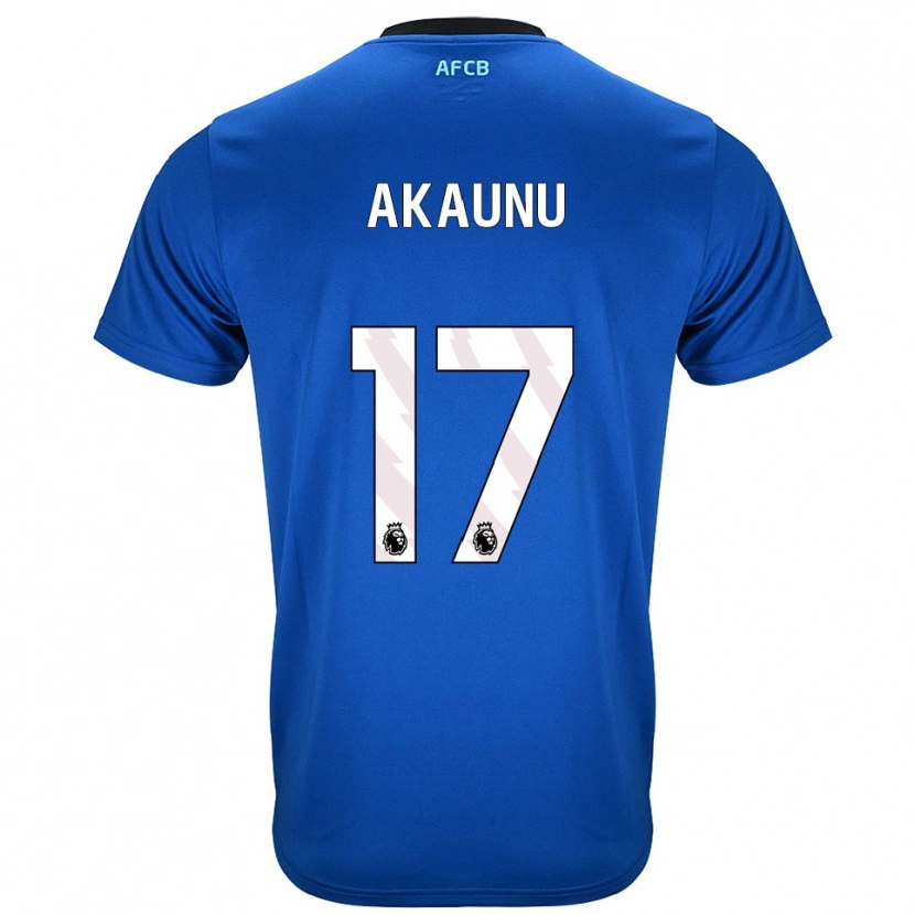 Danxen Criança Camisola Kobaro Akaunu #17 Azul Preto Alternativa 2025/26 Camisa