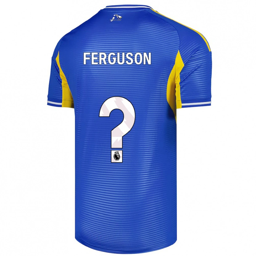 Danxen Criança Camisola Connor Ferguson #0 Azul Amarelo Alternativa 2025/26 Camisa