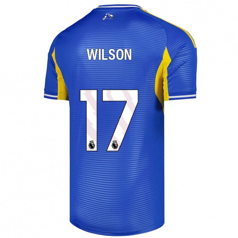 Danxen Criança Camisola Marley Wilson #17 Azul Amarelo Alternativa 2025/26 Camisa