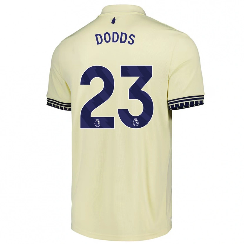 Danxen Criança Camisola John Dodds #23 Branco Sujo Preto Alternativa 2025/26 Camisa