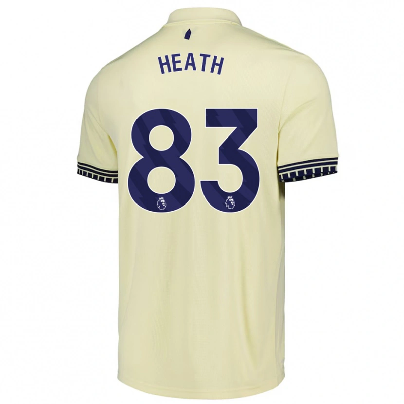 Danxen Criança Camisola Isaac Heath #83 Branco Sujo Preto Alternativa 2025/26 Camisa