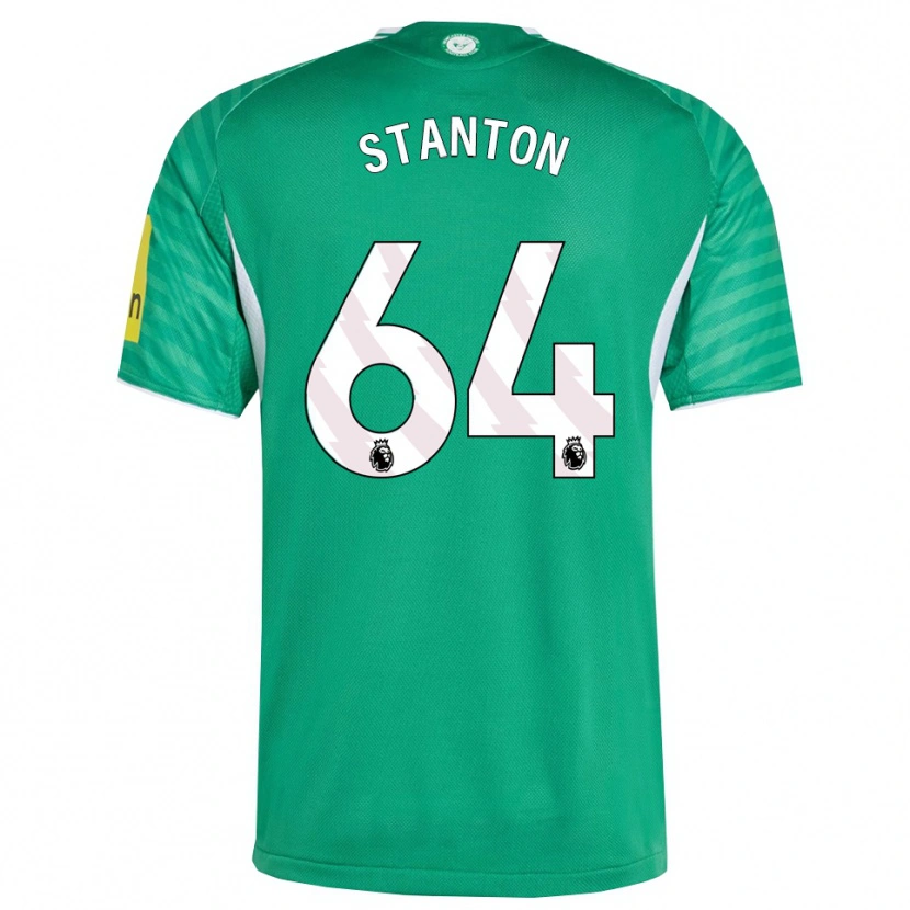 Danxen Criança Camisola Ellis Stanton #64 Verde Branco Alternativa 2025/26 Camisa