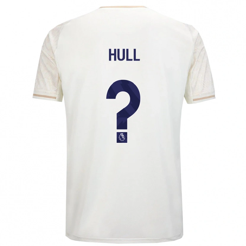 Danxen Criança Camisola Ethan Hull #0 Branco Sujo Preto Alternativa 2025/26 Camisa