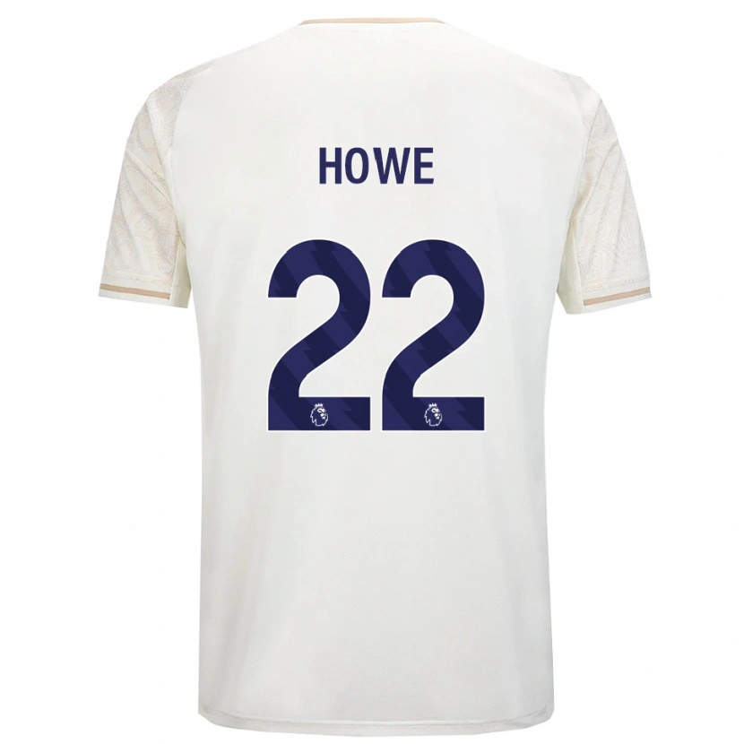 Danxen Criança Camisola Casey Howe #22 Branco Sujo Preto Alternativa 2025/26 Camisa