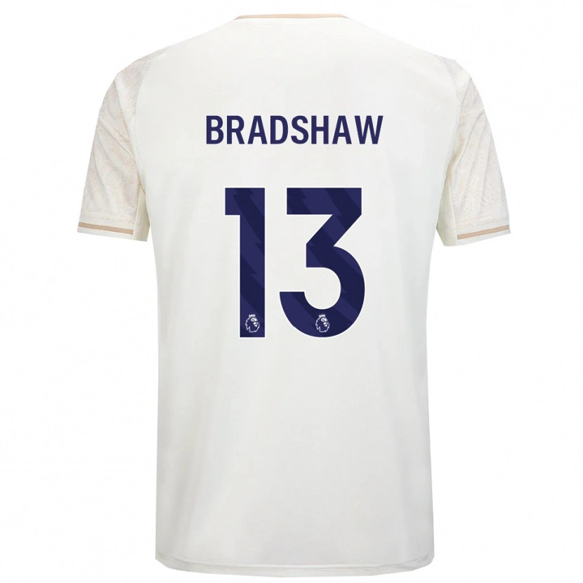Danxen Criança Camisola Kanye Bradshaw #13 Branco Sujo Preto Alternativa 2025/26 Camisa