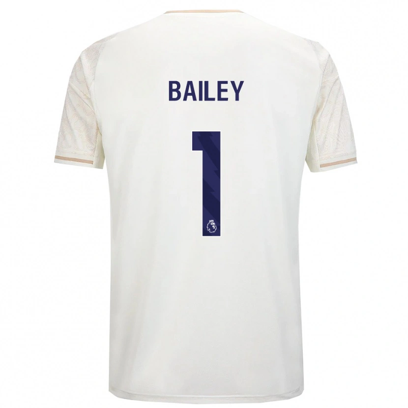 Danxen Criança Camisola Joe Bailey #1 Branco Sujo Preto Alternativa 2025/26 Camisa