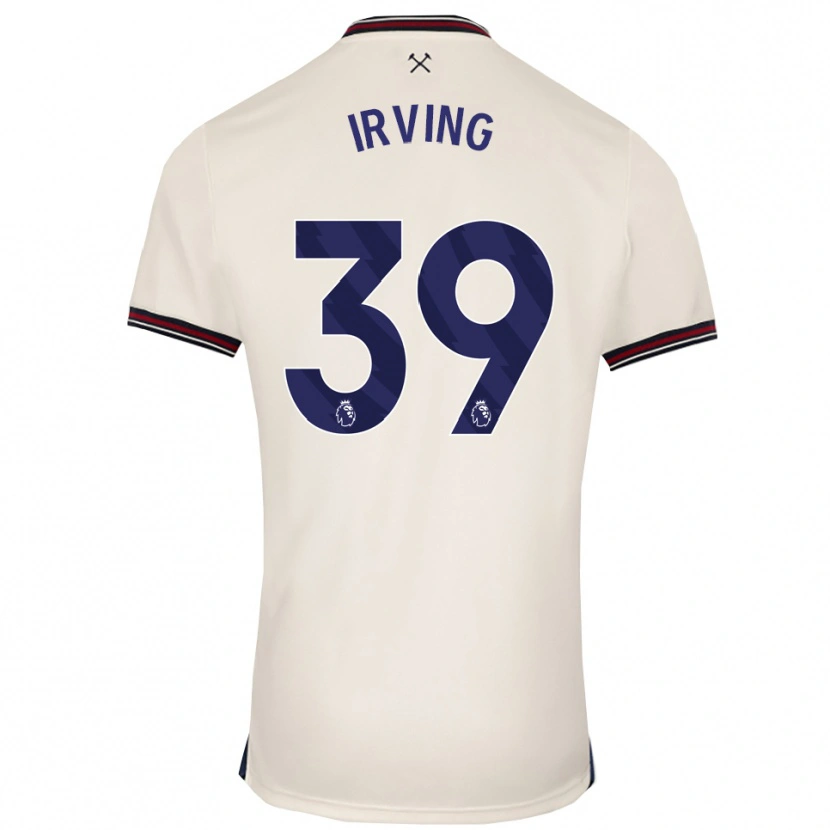 Danxen Criança Camisola Andrew Irving #39 Branco Sujo Alternativa 2025/26 Camisa