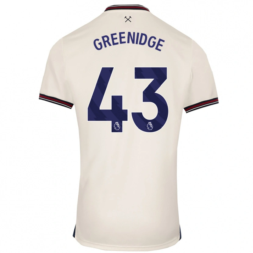 Danxen Criança Camisola Will Greenidge #43 Branco Sujo Alternativa 2025/26 Camisa