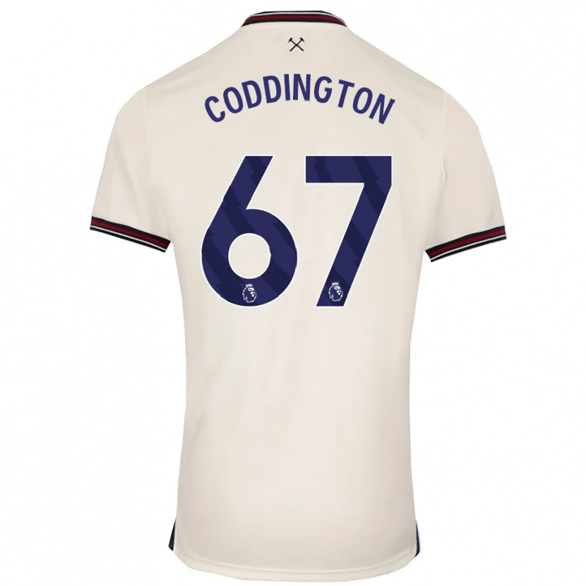 Danxen Criança Camisola Remy Coddington #67 Branco Sujo Alternativa 2025/26 Camisa